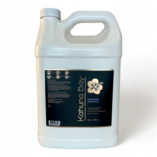 Kahuna Bay Tan Premium DHA Barrier Cream, 128 oz Gallon