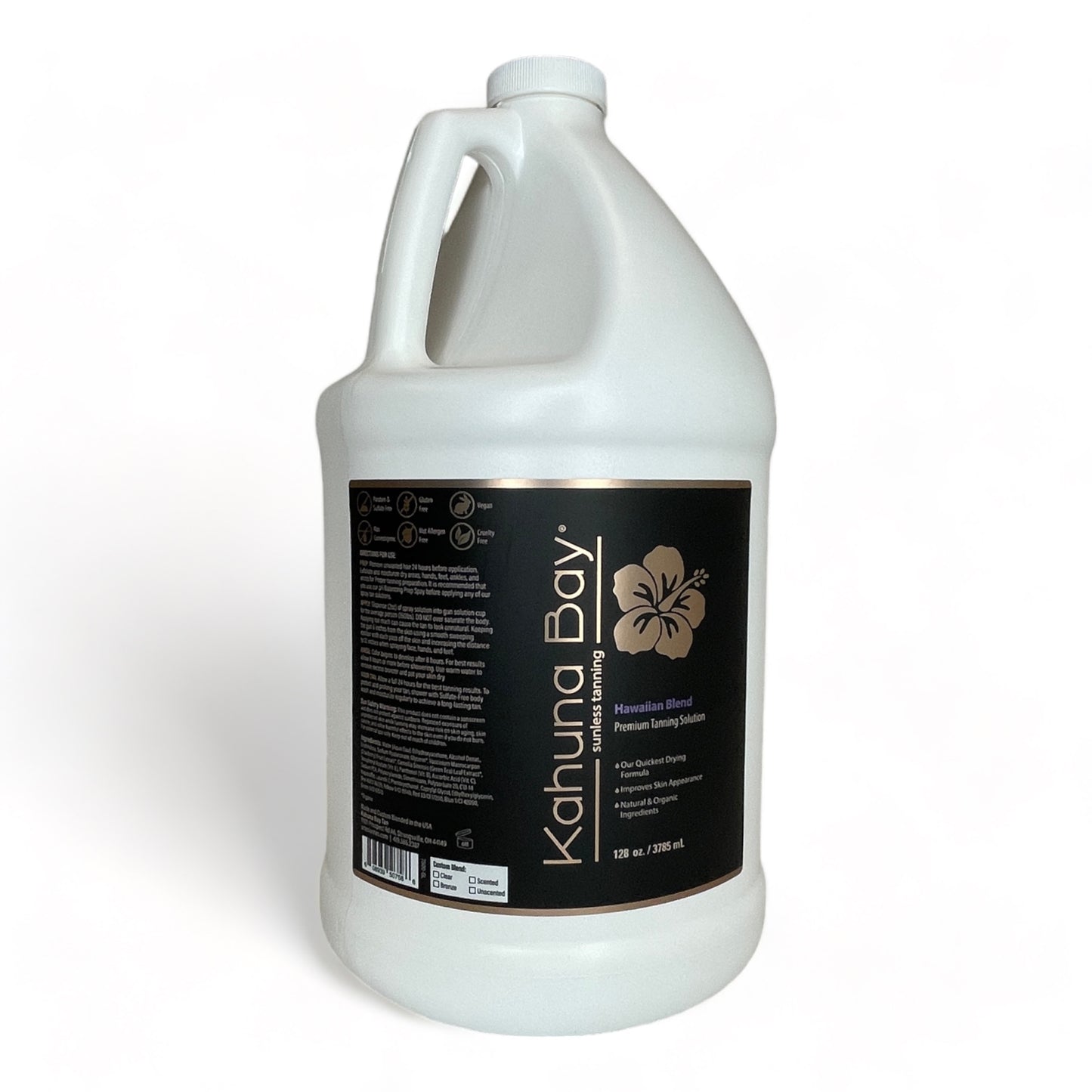 Hawaiian Blend by Kahuna Bay Tan Spray Tan Solution, 128 fl oz