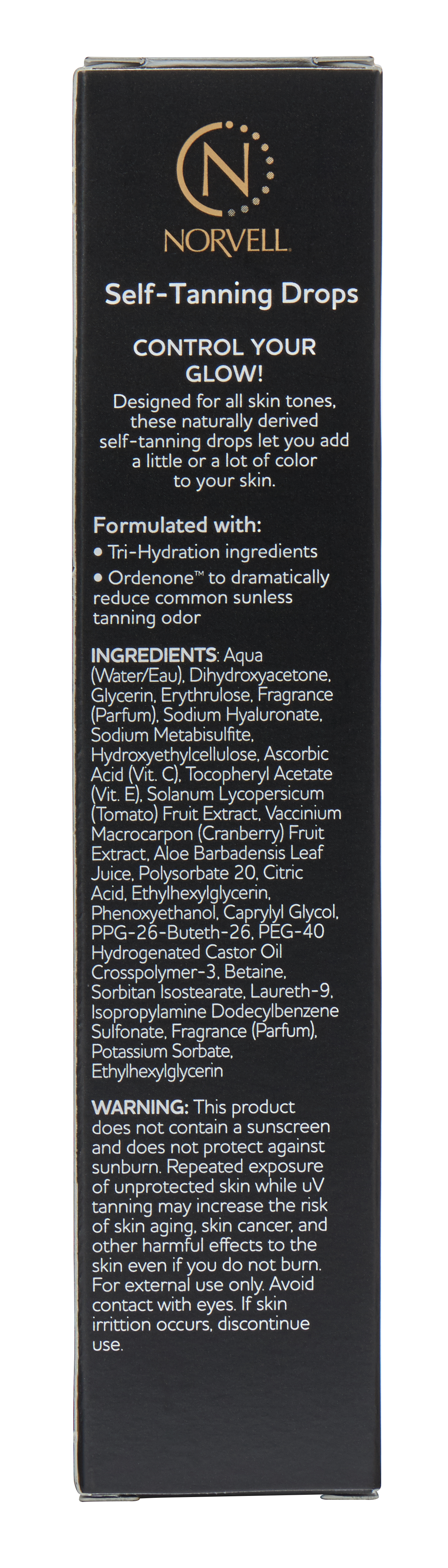 Norvell Clear Self-Tanning Drops, 1 fl. oz.