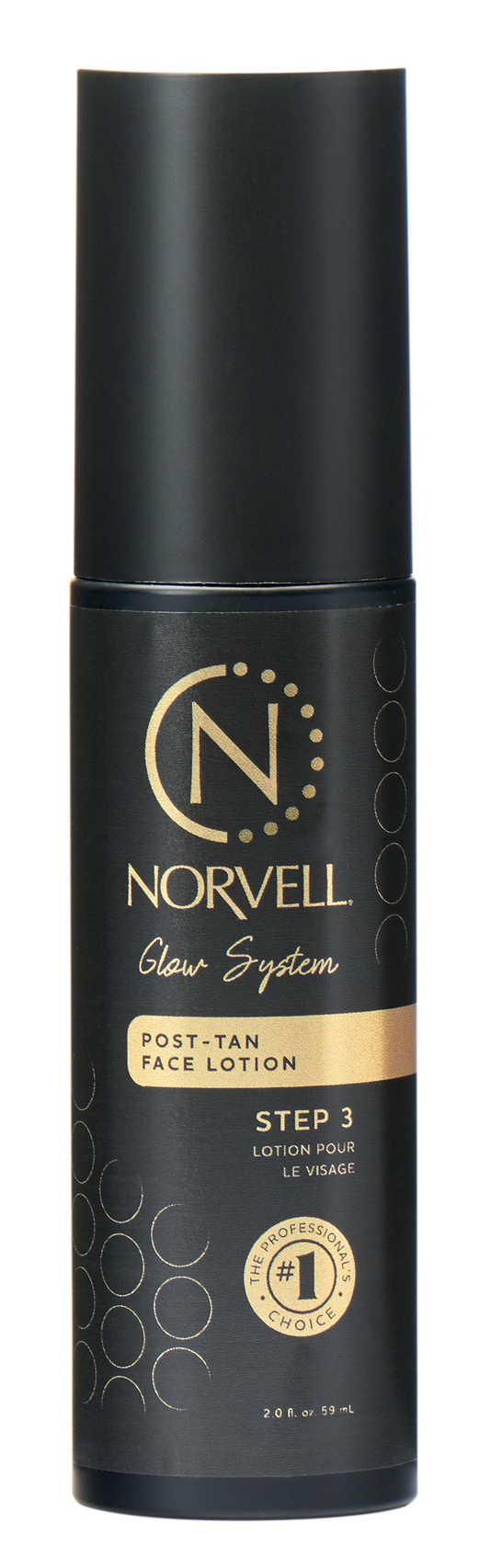 2 oz. bottle of norvell post tan face lotion