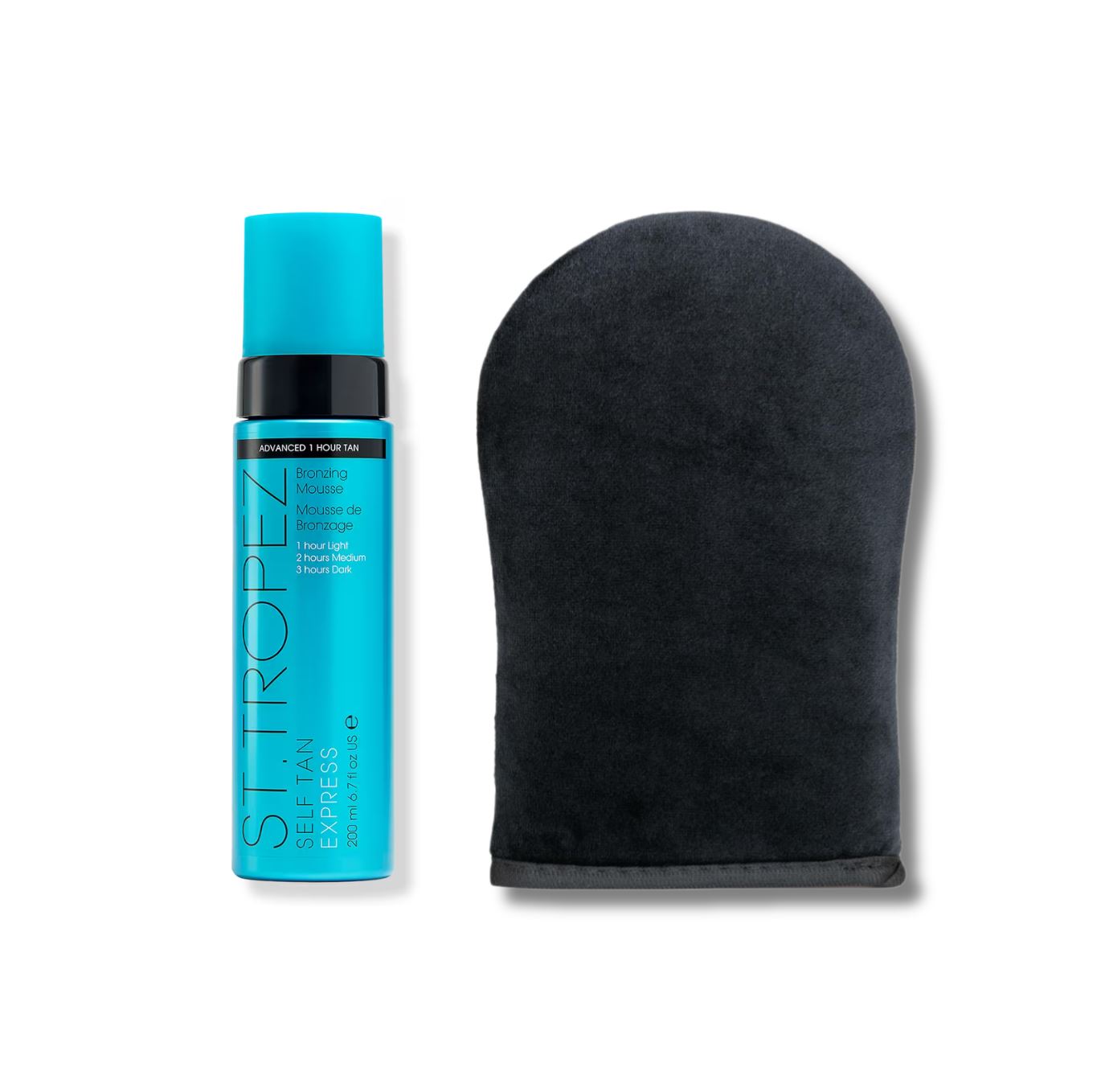 St. Tropez Self Tan Express Bronzing Mousse & Mitt Combo
