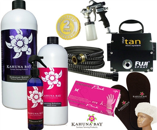 Everything you need in your fuji spray tan kit
