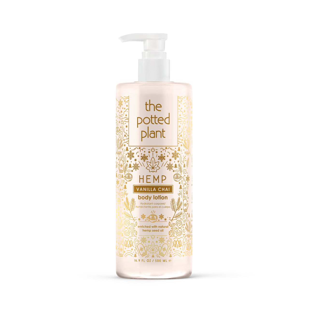 The Potted Plant Vanilla Chai Body Post-Tan Moisturizer Lotion 16.9 oz