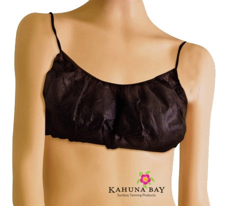 Disposable backless bra by Kahuna Bay Tan, perfect for spray tan sessions