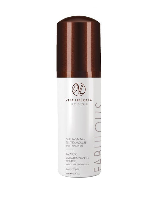 Vita Liberata Fabulous Self Tanning Tinted Mousse Dark, 3.38 oz