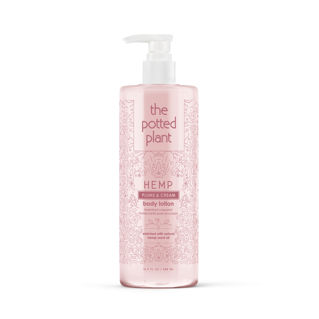 The Potted Plant Plums and Cream Body Lotion 16.9 oz