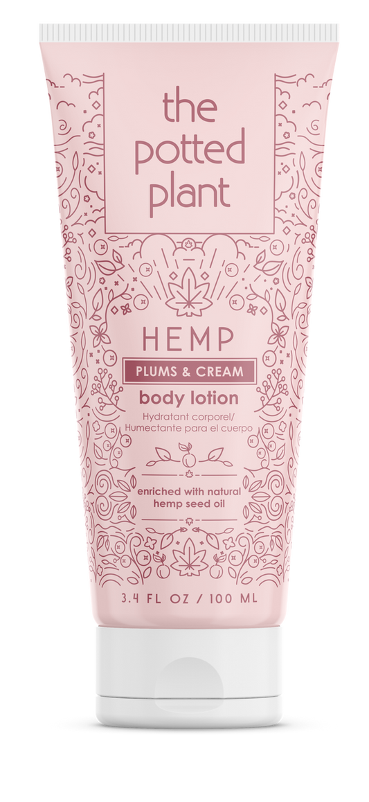 The Potted Plant Plums & Cream Body Lotion 3.4 oz