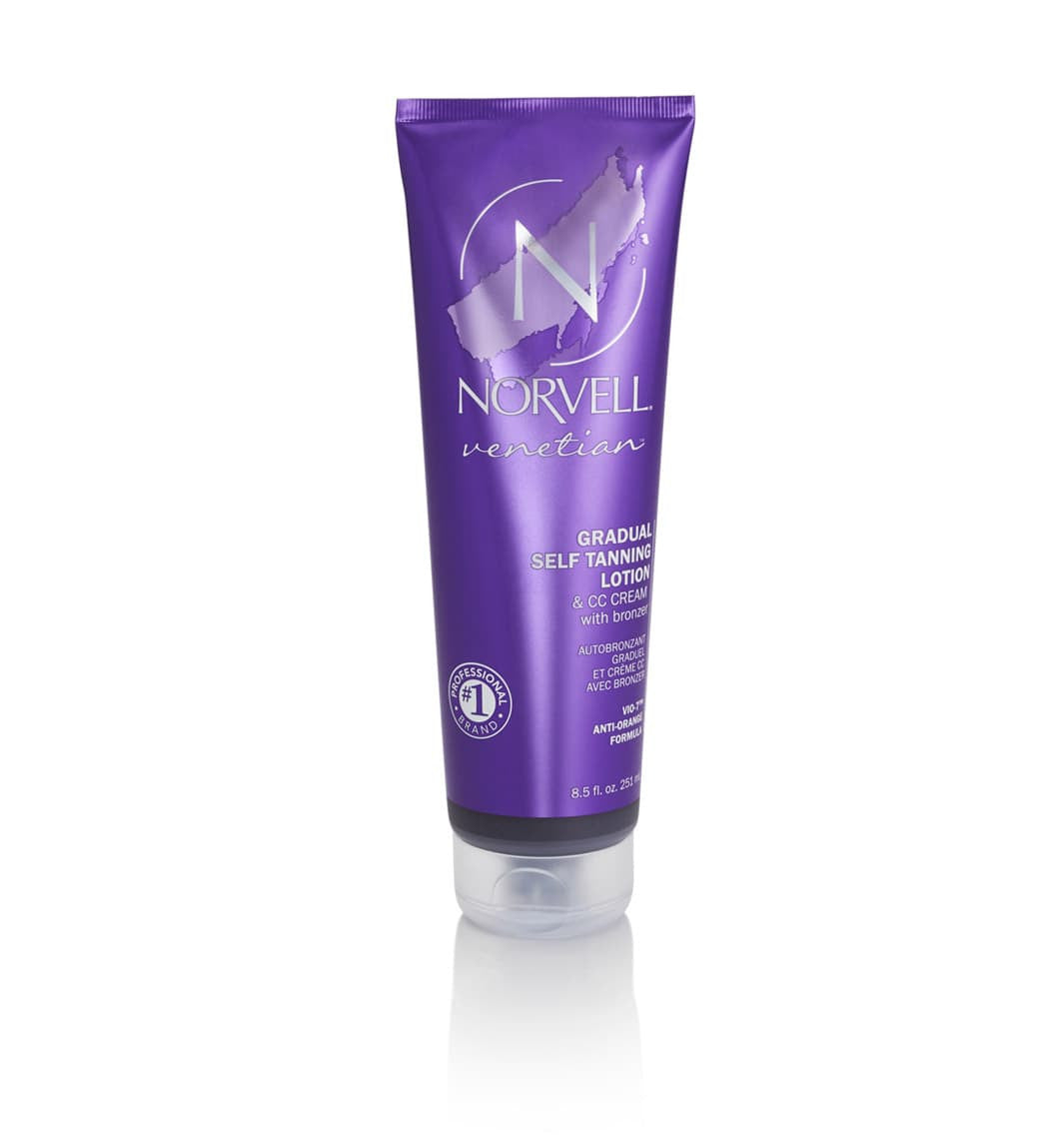 Norvell Venetian Gradual Self Tanning Lotion & CC Cream with Bronzer, 8.5 oz