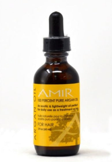 Bottle of Amir Argan Oil for hair