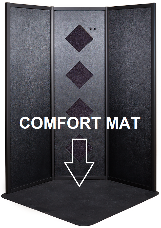 Kahuna Bay Overspray Extraction Booth Rubber Comfort Mat, 4' x 4'