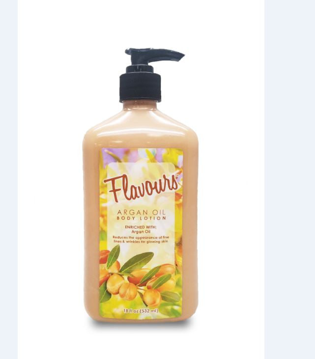 Flavours Argan Oil Body Lotion 18 oz