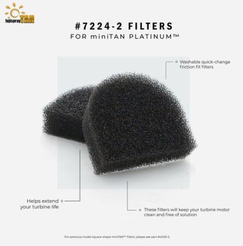 Fuji Spray Sunless miniTAN PLATINUM Turbine Filters, 2-Pack 7224-2