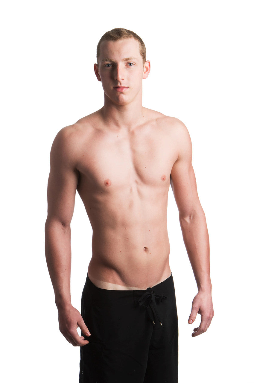 Male Model showcasing Kahuna Bay for Men Sunless Tan Solution - Extended Use for Deep Tan