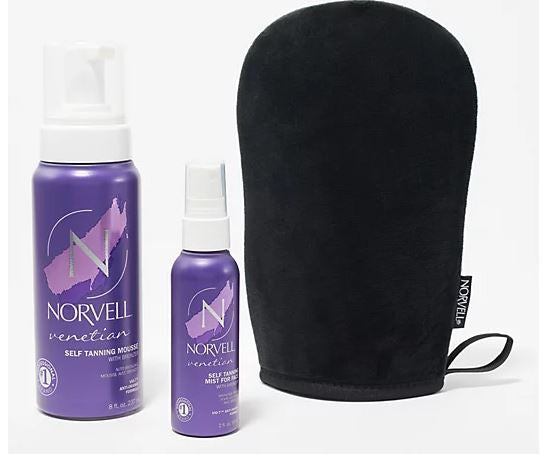 Norvell Venetian Self-Tanning Mousse w/ Face Mist & Mitt