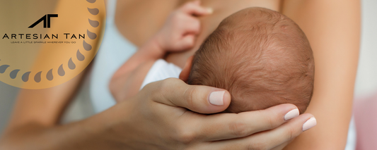How to Spray tan While Breastfeeding?