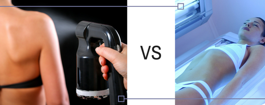 Spray Tan vs Tanning Bed - The Skin Feels the Difference