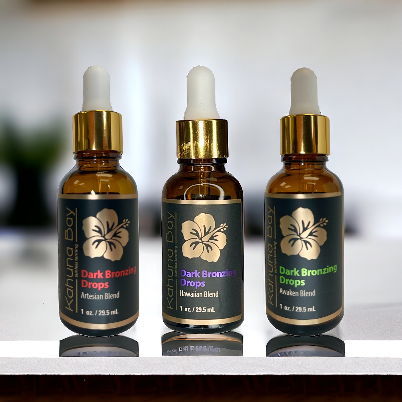 Kahuna Bay Spray Tan Bronzing Drops to customize your spray tan