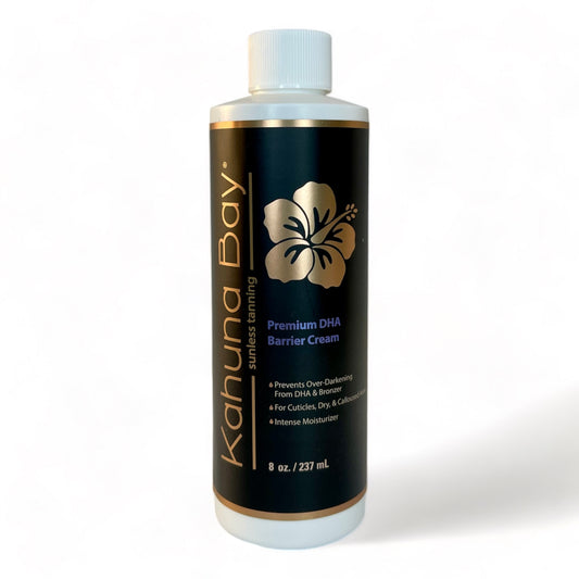 Kahuna Bay Pro Blending DHA Barrier Cream For Spray Tanning 8 oz bottle