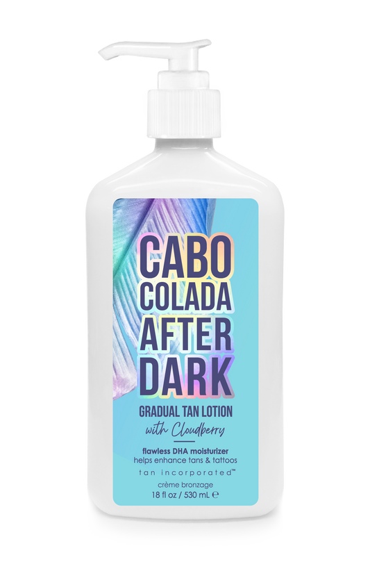 after dark cabo colada gradual tan lotion 18 fluid ounce bottle