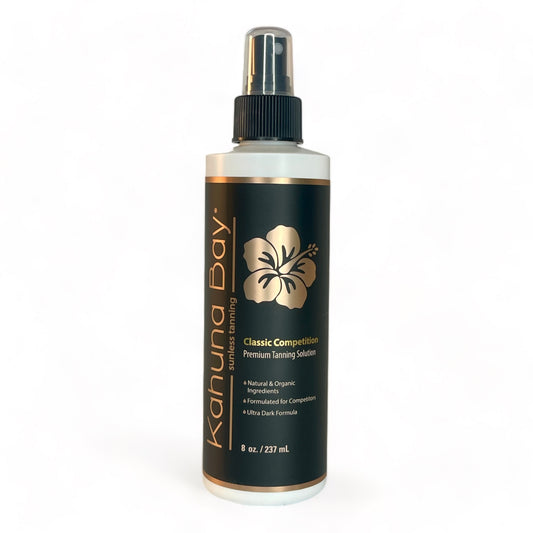Competition Classic Spray Tan solution bottle with spray nozzle