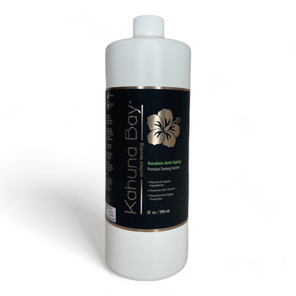Kahuna Bay Tan,Awaken Anti-Aging Dark Spray Tan Solution, 32oz bottle anti-aging formula