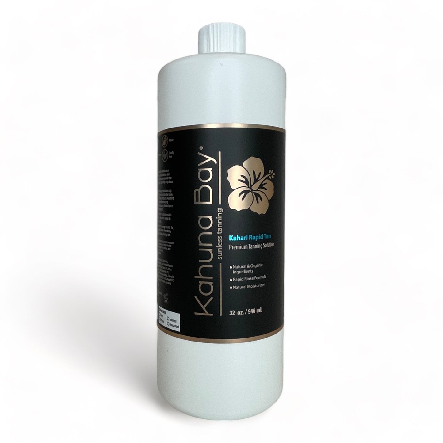 Kahuna Bay Tan Kahari Rapid Spray Tan Solution - Fast Developing,  32oz, Silky Smooth Skin