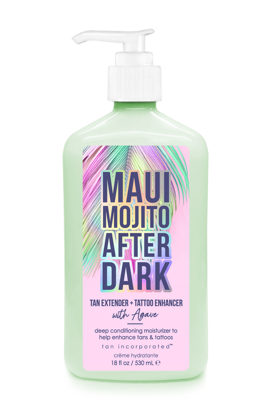 Maui Mojito After Dark Tan Extending Deep Conditioning Moisturizer Lotion w/Tattoo Enhancers - Enhance your Tan & Tattoo