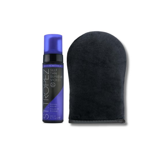 St. Tropez Self Tan Suprême Violet Mousse w/Applicator Mitt, 200ml 6.7 fl. oz.
