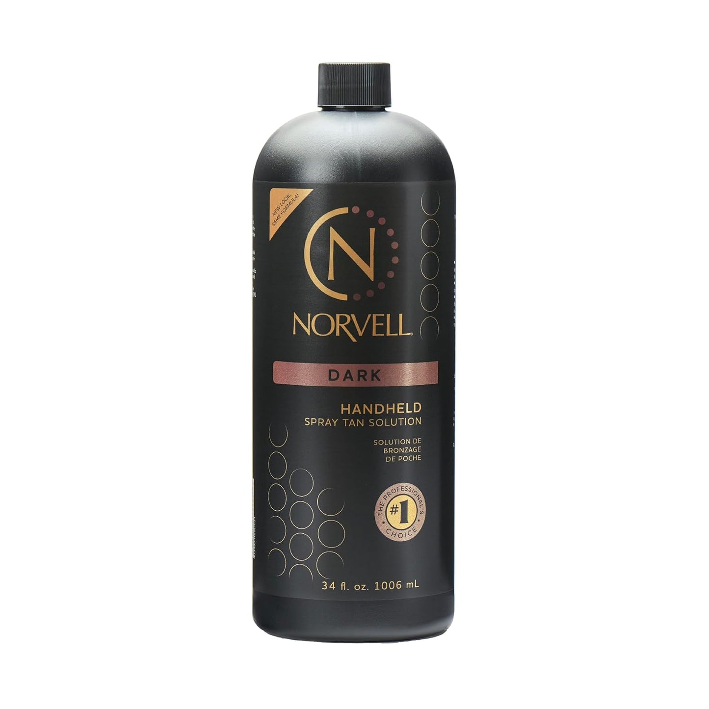 Norvell Dark Premium Airbrush Spray Tan Solution, 34 oz