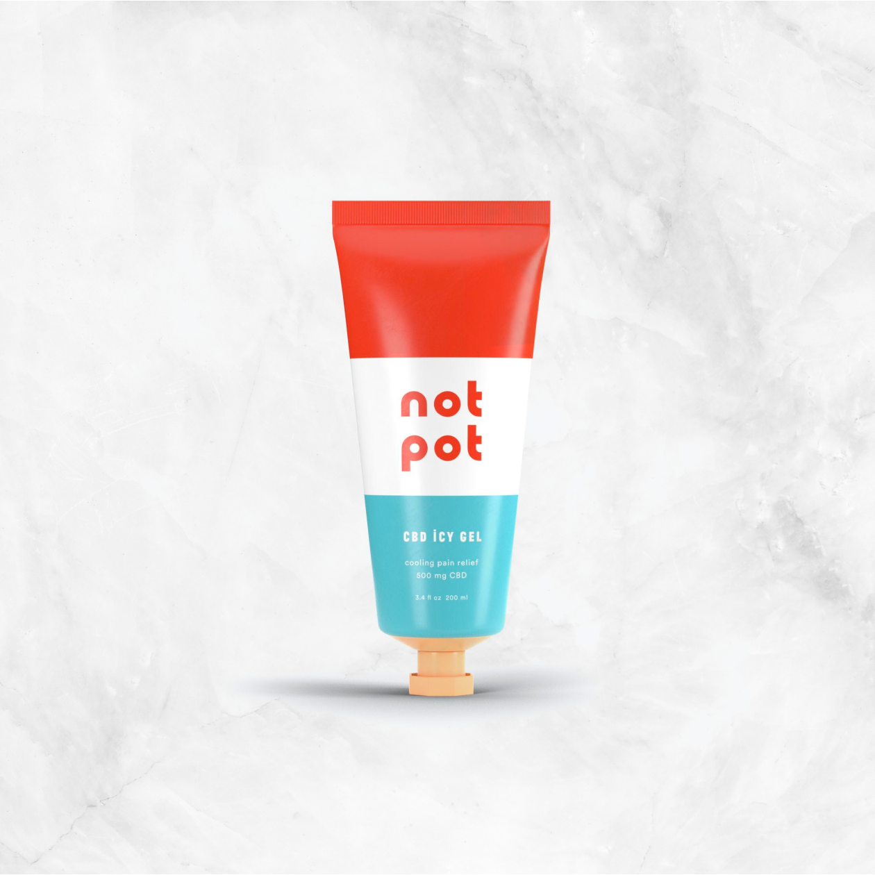 3.4 oz tube of not pot icy gel