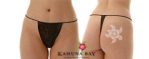 Kahuna Bay Tan Disposable Thong Underwear, 50 Pack