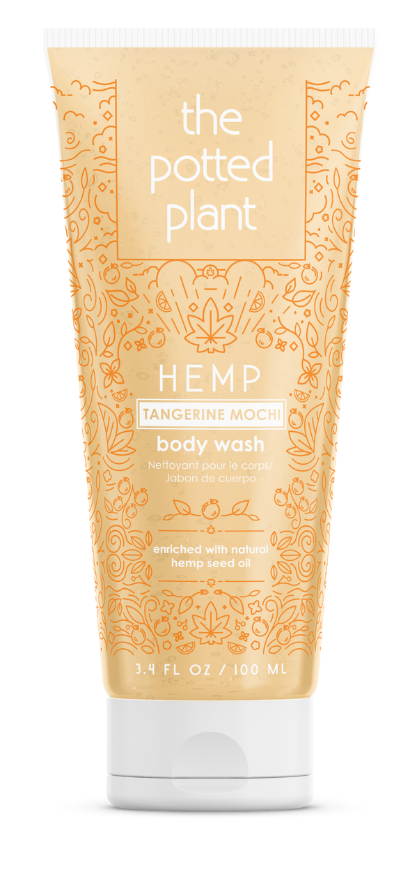 the potted plant body wash The Potted Plant Tangerine Mochi Body Wash 3.4 oz