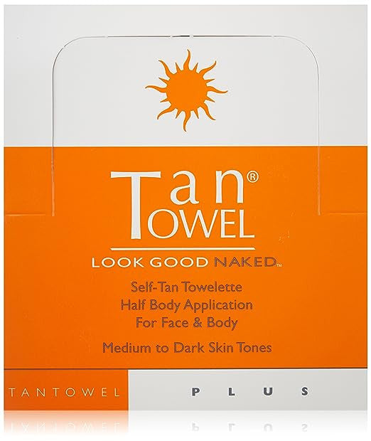 Tan Towel Half Body Plus, 10 Count